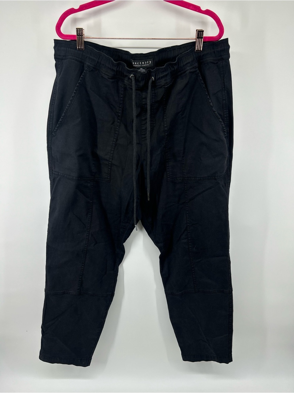 Sanctuary Black Women's Drawstring Pants
